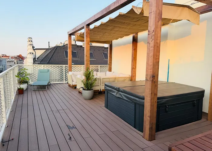 דירה Rooftop Hideaway Mit Whirlpool & Panorama וינה